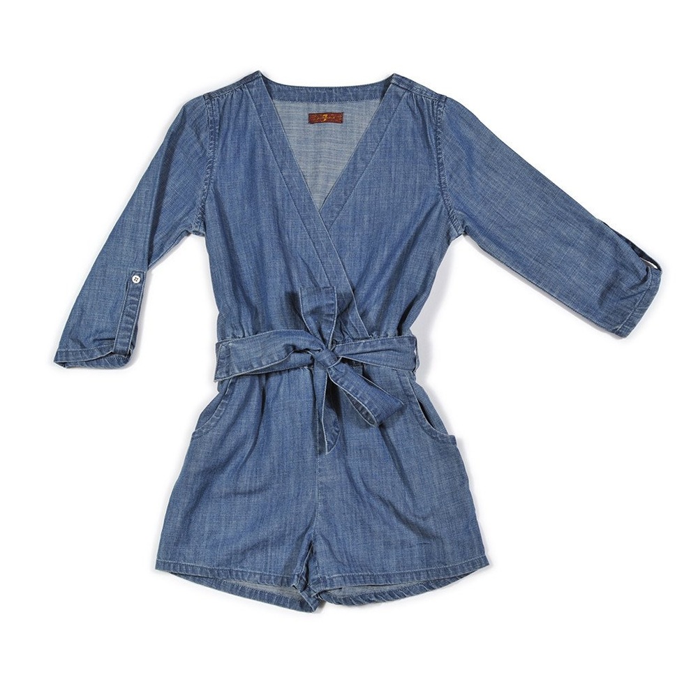 7 for All Mankind Denim Romper!